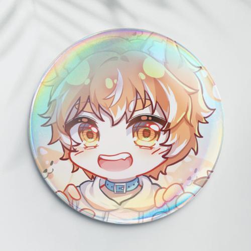 【头像组】58mm覆膜吧唧镭射膜款 - 蓝